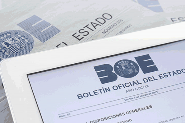 Novedades del BOE