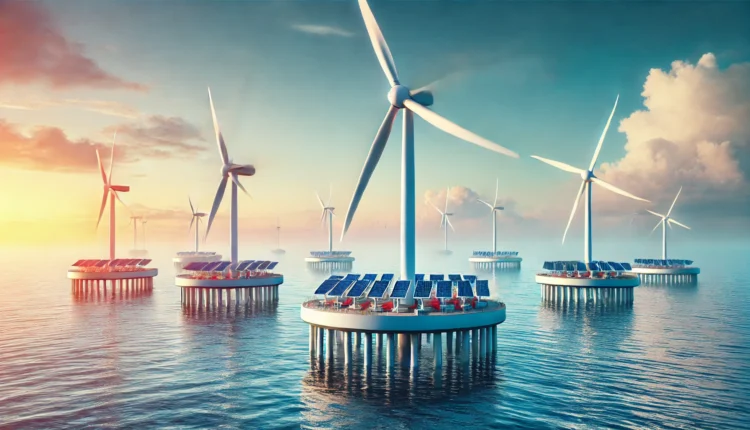 energía renovable con el parque eólico flotante