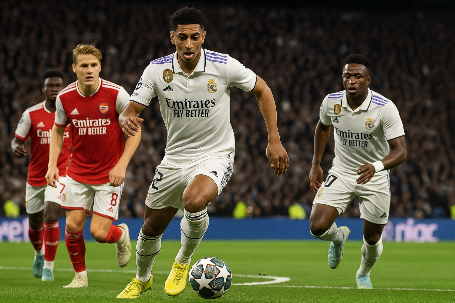 Real Madrid vs. Arsenal Una Batalla Épica en el Santiago Bernabéu